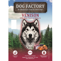 Dogfactory Adult medium Venison 12 kg